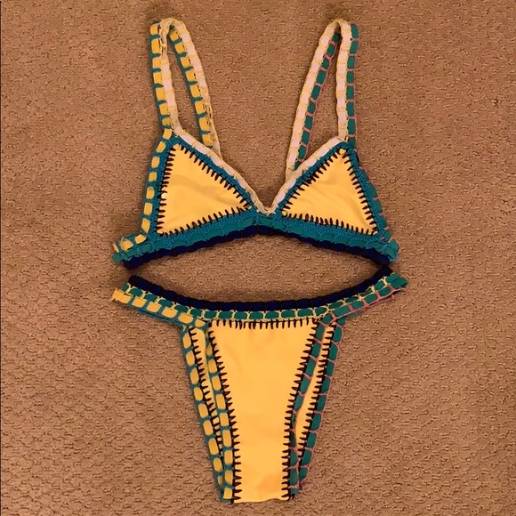 Other - Colorful Yellow Bikini💛
